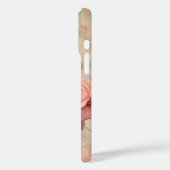 Roze Floral Case-Mate iPhone Case (Achterkant / Links)