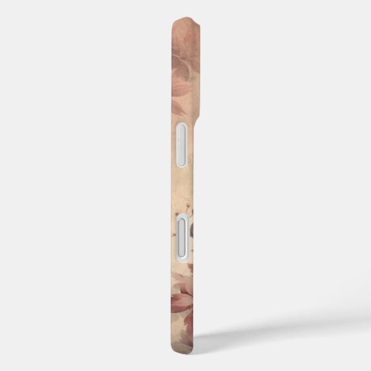 Roze Floral Case-Mate iPhone Case (Achterkant / Rechts)