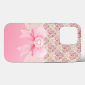  Roze Floral Case-Mate iPhone Case (Achterkant (horizontaal))