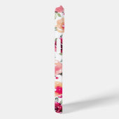 Roze Floral Case-Mate iPhone Case (Achterkant / Rechts)