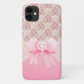 Roze Floral Case-Mate iPhone Case (Achterkant)