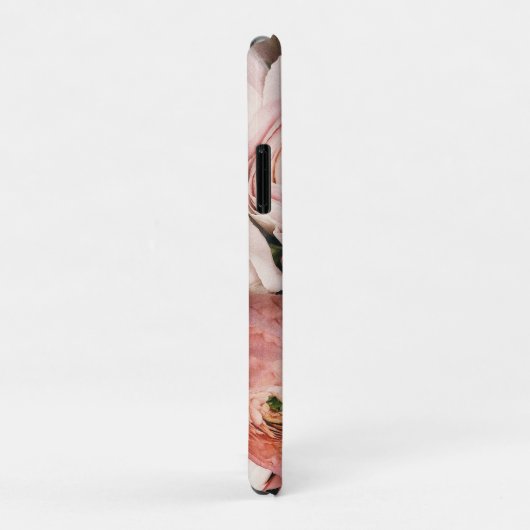 Roze Floral Case-Mate iPhone Case (Achterkant/rechts)