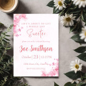 Roze Floral Cherry Blossom Kaart