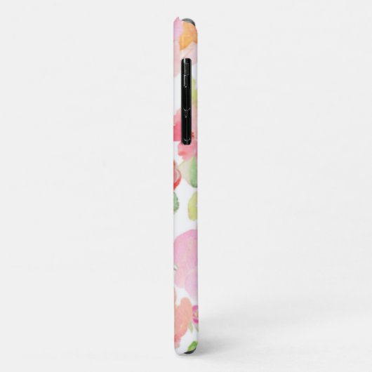 Roze Floral Design Case-Mate iPhone Case (Achterkant/links)