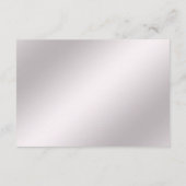 Roze Floral Detail behuizing Kaart (Achterkant)