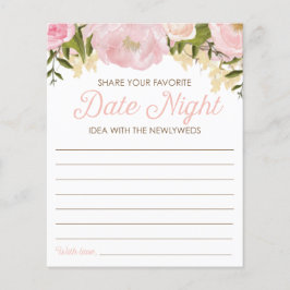 Roze Floral dubbelzijdig Vrijgezellenfeest Datum a Flyer