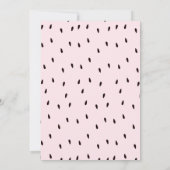 Roze Floral en gesteegd één op de meloenen van de  Kaart (Achterkant)