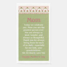 Roze Floral en licht groen