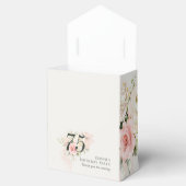 Roze Floral Eucalyptus 75th Birthday Party Grandma Bedankdoosjes (Geopend)