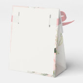 Roze Floral Eucalyptus 75th Birthday Party Grandma Bedankdoosjes (Achterkant)