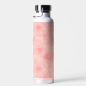 Roze Floral Fear not Isaiah 41:10 Bijbelversie Waterfles (Rechts)