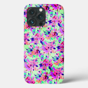 Roze Floral Flower Hoesje-Mate iPhone Case