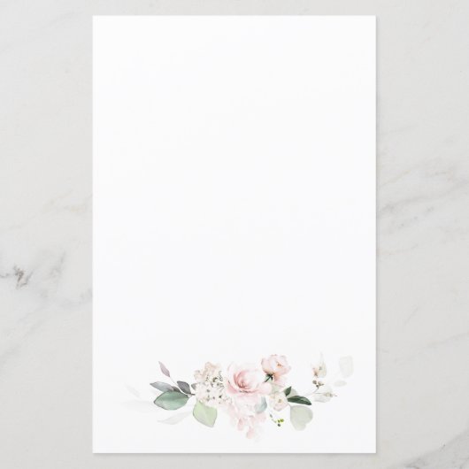 Roze Floral Foliage Baby Wat is er op je telefoons (Achterkant)