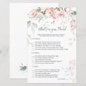 Roze Floral Foliage Baby Wat is er op je telefoons (Voorkant / Achterkant)