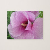 Roze Floral fotografie Legpuzzel (Horizontaal)