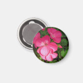 Roze Floral fotografie Magneet (Voorkant / Achterkant)