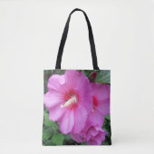 Roze Floral fotografie Tote Bag (Voorkant)