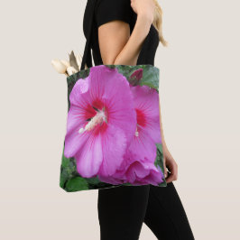 Roze Floral fotografie Tote Bag
