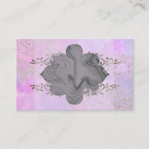 Roze Floral Gold Spuit in kleur Visitekaartje