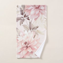 Roze Floral Handdoek