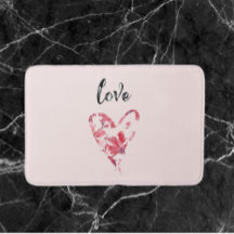  roze Floral Heart