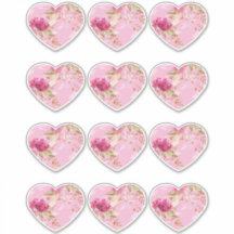Roze Floral Heart