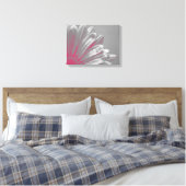 Roze Floral hooglichten Canvas Afdruk (Insitu (Slaapkamer))