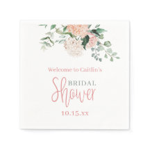 Roze Floral Hydrangea Eucalyptus Vrijgezellenfeest