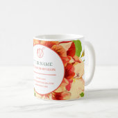 Roze Floral je beroep en website, ZSSG Koffiemok (Voorkant rechts)