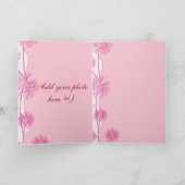 Roze Floral Kaart (Binnen)