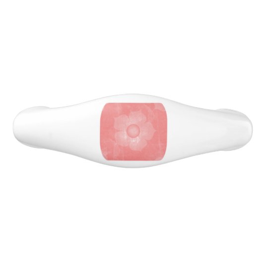 Roze Floral Keramische Ladegreep (Voorkant)