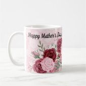 Roze Floral Koffiemok (Links)
