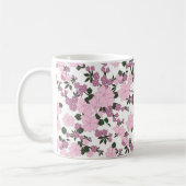  roze Floral Koffiemok (Links)