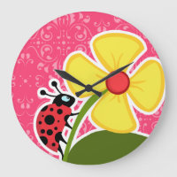 Roze Floral; Ladybug