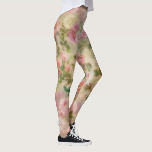 Roze Floral Leggings (Rechts)