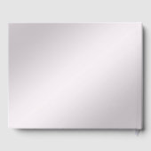 Roze Floral Lijst Guest Book Gastenboek (Achterkant)