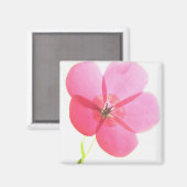 Roze Floral Magnet (Voorkant / Achterkant)