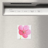 Roze Floral Magnet (Insitu (Vaatwasser))