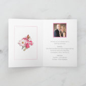 Roze Floral Magnolia Elegant Wedding (Binnen)
