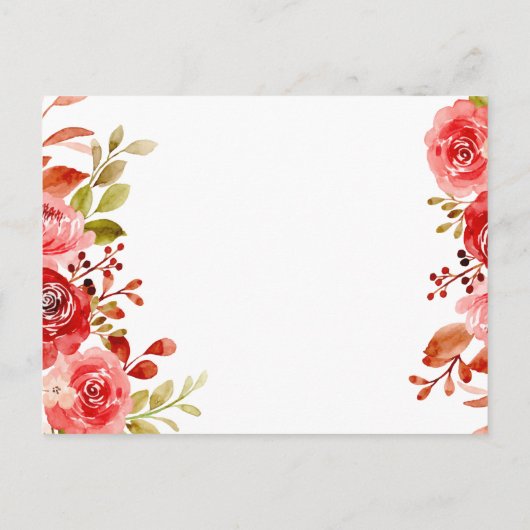 Roze Floral mam in een miljoen Moederdag Gold Briefkaart (Achterkant)