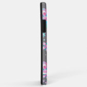 Roze Floral met bruine accenten Case-Mate iPhone Case (Achterkant/rechts)