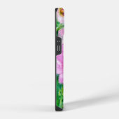 Roze Floral Monogram iPhone Hoesje (Rechterkant)