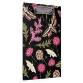 Roze Floral Moth | Moth-klembord Klembord (Rechts)