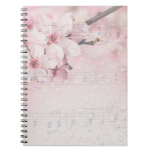 Roze Floral Music
