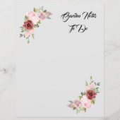 Roze Floral Paper (Voorkant)