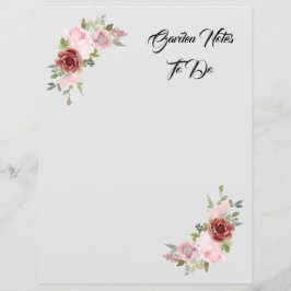 Roze Floral Paper