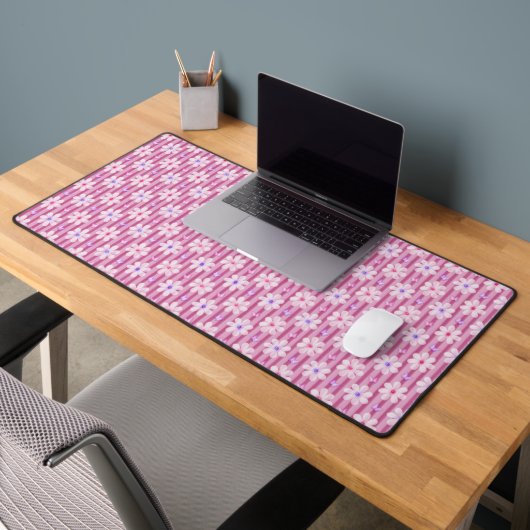  roze Floral Patroon Bureaumat (Kantoor 2)