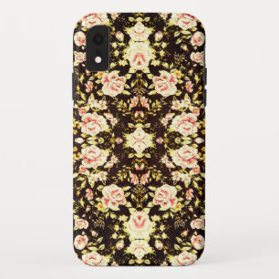  roze Floral Patroon, geel Case-Mate iPhone Case