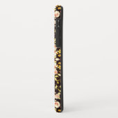 roze Floral Patroon, geel Case-Mate iPhone Case (Achterkant/links)