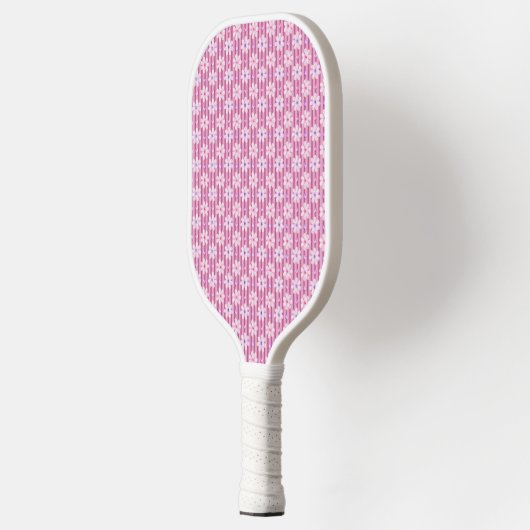 roze Floral Patroon Pickleball Paddle (Links)